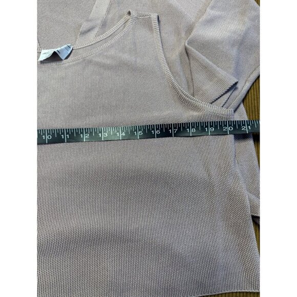 Zoran vintage 100% silk knit top and cardigan set sz XL - Picture 7 of 12